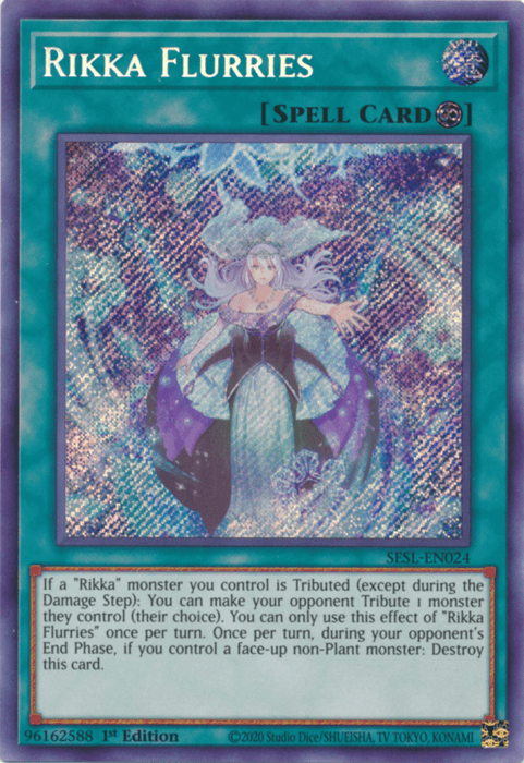 Rikka Flurries [SESL-EN024] Secret Rare (ONLINE ORDER ONLY)