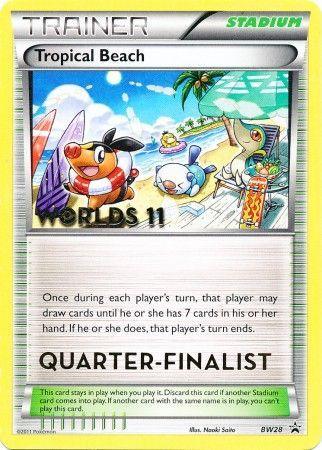 Tropical Beach (BW28) (Quarter Finalist) [Black & White: Black Star Promos] (Online Only)
