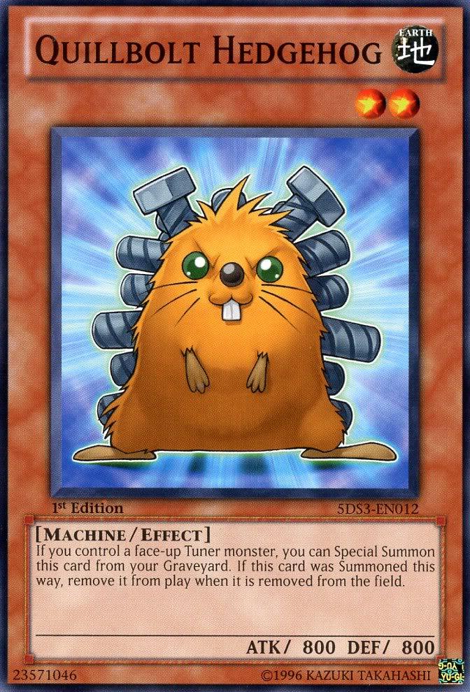 Quillbolt Hedgehog [5DS3-EN012] Common (ONLINE ORDER ONLY)