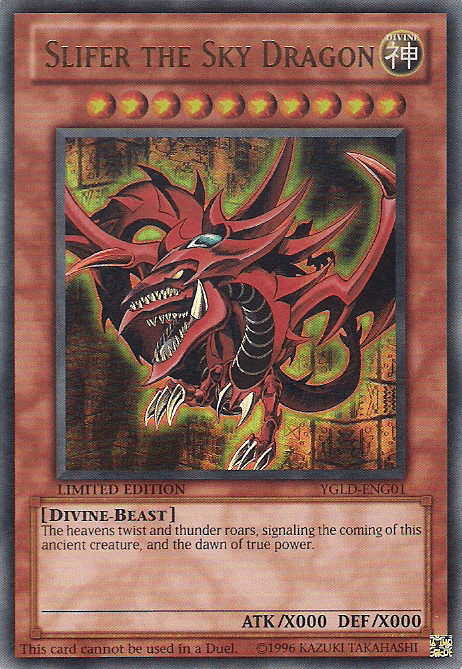 Slifer the Sky Dragon [YGLD-ENG01] Ultra Rare (ONLINE ORDER ONLY)