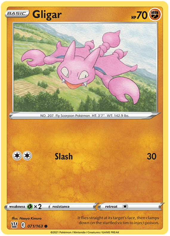 Gligar (071/163) [Sword & Shield: Battle Styles] (Online Only)