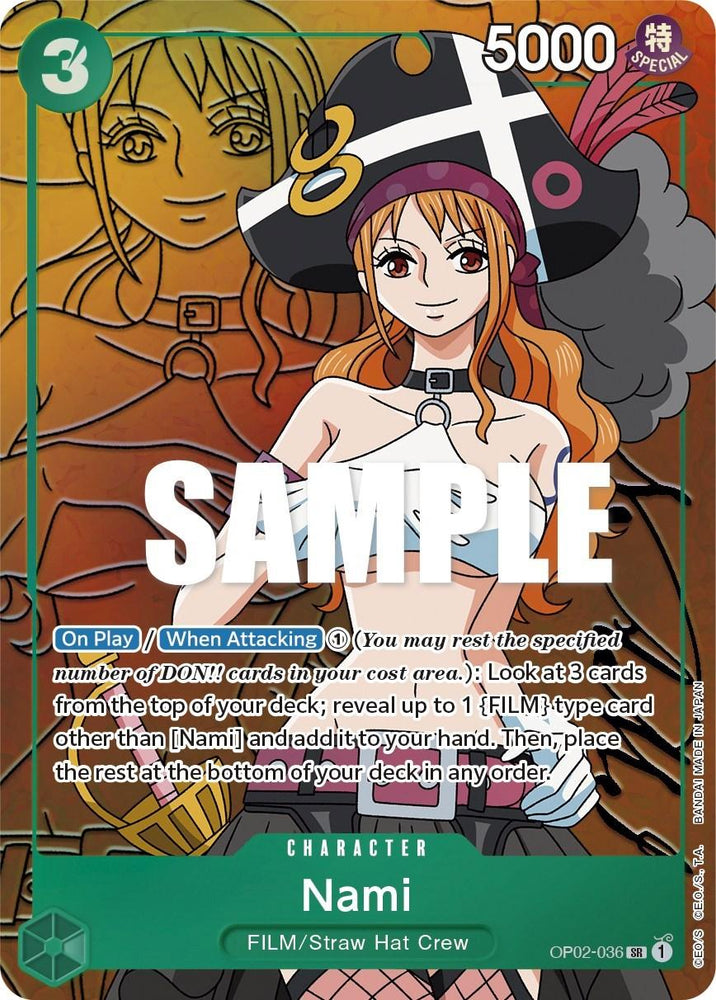 Nami (Alternate Art) [Paramount War] (ONLINE ORDER ONLY)