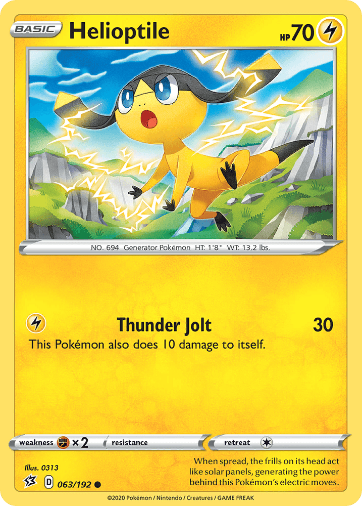 Helioptile (063/192) [Sword & Shield: Rebel Clash] (Online Only)