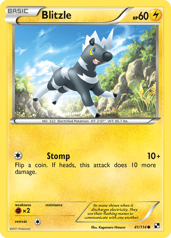 Blitzle (41/114) [Black & White: Base Set] (Online Only)