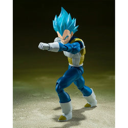 Dragon Ball Super Super Saiyan God Super Saiyan Vegeta Unwavering Saiyan Pride S.H.Figuarts Action Figure (Online Order Only)