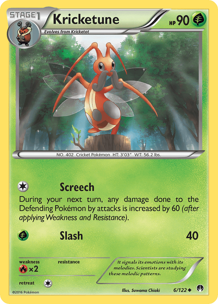 Kricketune (6/122) [XY: BREAKpoint] (Online Only)