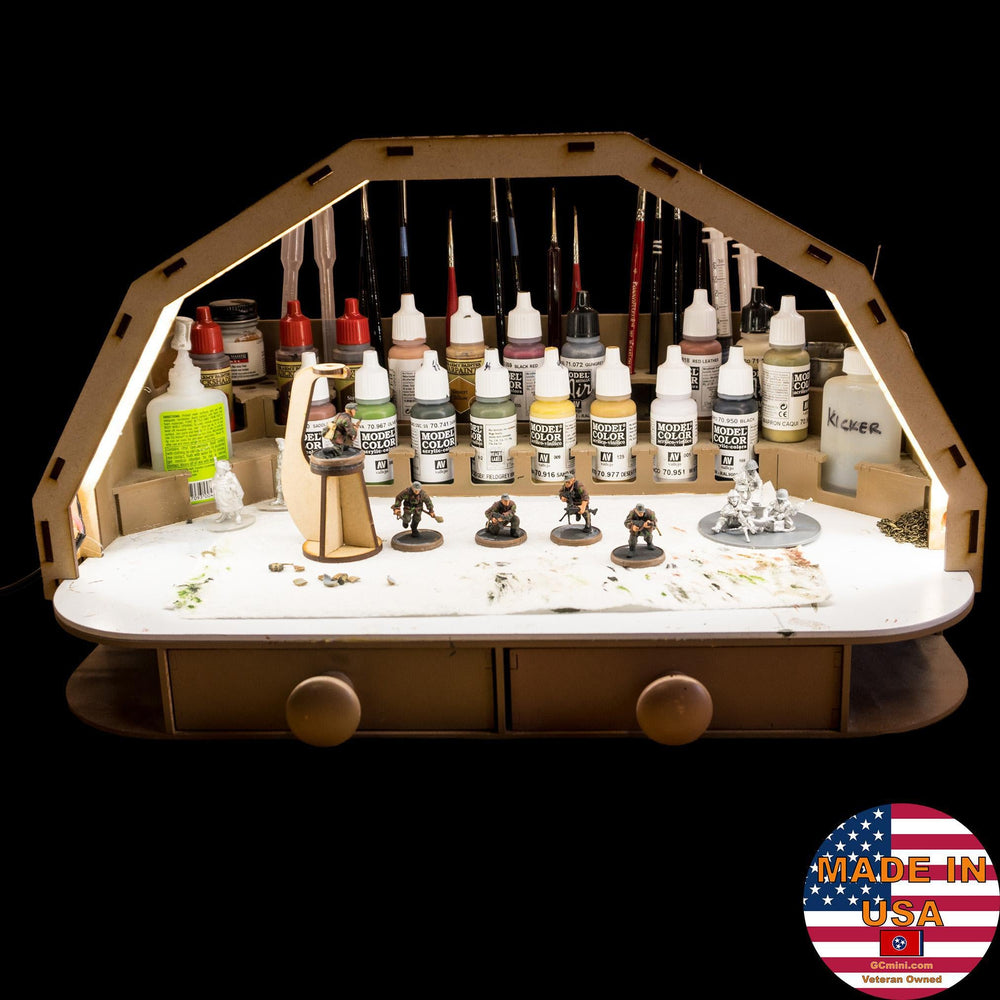 LED Light Add-On For Painting Stations - Fully Assembled with Power Supply (Online Order Only)