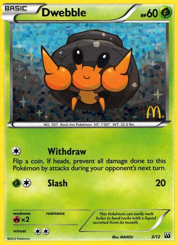 Dwebble (3/12) [McDonald's Promos: 2012 Collection] (Online Only)