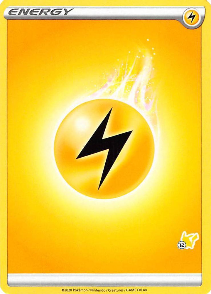 Lightning Energy (Pikachu Stamp #12) [Battle Academy 2022] (Online Only)