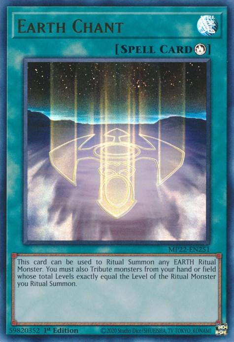 Earth Chant [MP22-EN251] Ultra Rare (ONLINE ORDER ONLY)