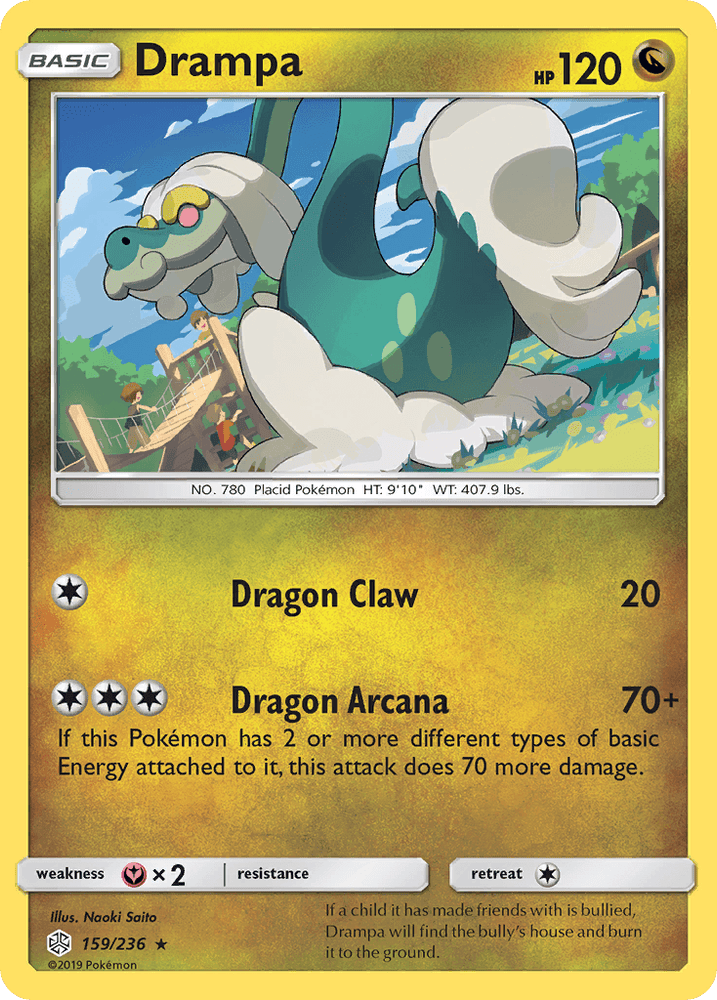 Drampa (159/236) [Sun & Moon: Cosmic Eclipse] (Online Only)