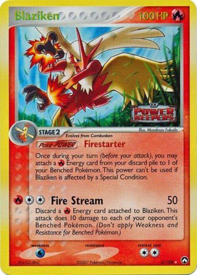Blaziken (5/108) (Stamped) [EX: Power Keepers] (Online Only)