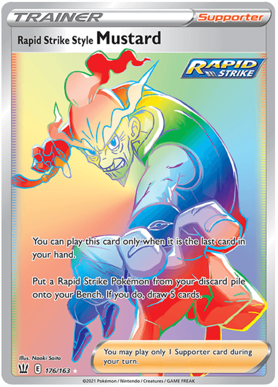 Rapid Strike Style Mustard (176/163) [Sword & Shield: Battle Styles] (Online Only)