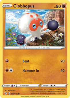 Clobbopus (100/185) [Sword & Shield: Vivid Voltage] (Online Only)