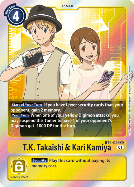 T.K. Takaishi & Kari Kamiya [BT6-089] [Double Diamond] (ONLINE ORDER ONLY)