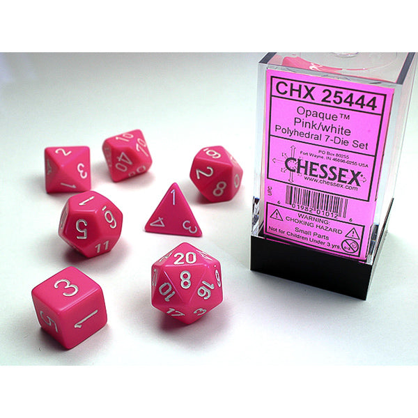 Chessex: Opaque Polyhedral Dice Set (Online Order Only)