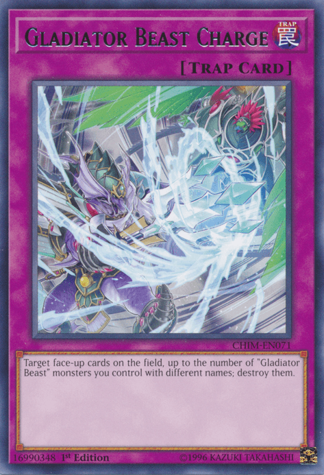 Gladiator Beast Charge [CHIM-EN071] Rare (ONLINE ORDER ONLY)