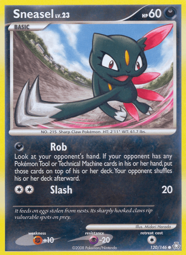 Sneasel (120/146) [Diamond & Pearl: Legends Awakened] (Online Only)
