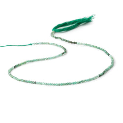 2mm Brazilian Emerald Micro Faceted Round Beads 13 inch 190 pieces (ONLINE ORDER ONLY)