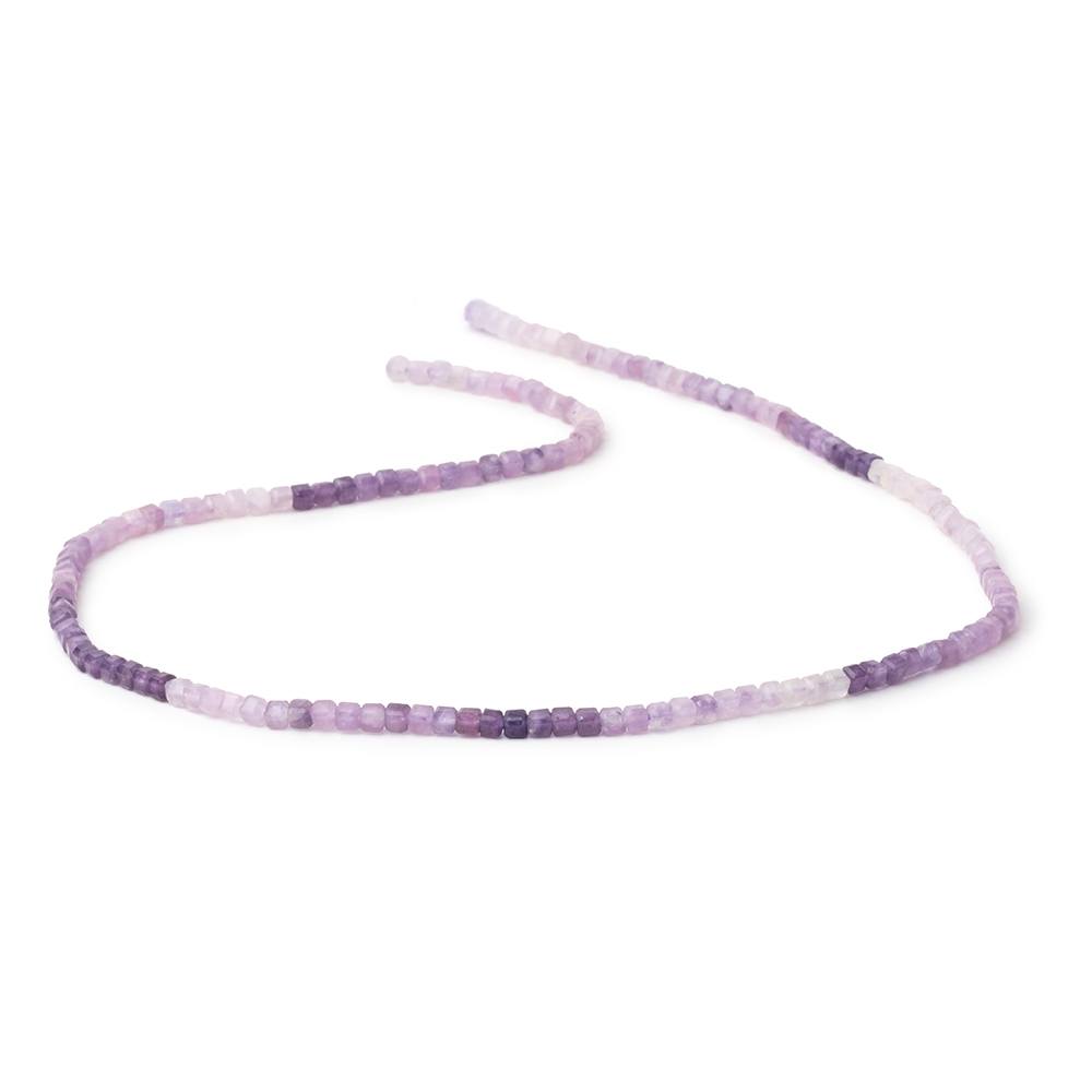 2mm Cape Amethyst Micro Faceted Cube Beads 12.5 inch 140 Beads (ONLINE ORDER ONLY)