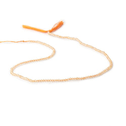 2mm Citrine Micro Faceted Round Beads 12.5 inch 166 pieces AA (ONLINE ORDER ONLY)