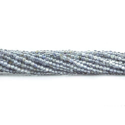 2mm Iolite plain round Beads 13 inch 175 pieces (ONLINE ORDER ONLY)