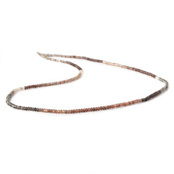 2mm Multi Color Scapolite micro faceted rondelle 16.5 inch 286 pieces AAA (ONLINE ORDER ONLY)