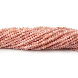2mm Rhodochrosite Micro Faceted Round 12.5 inch 168 Beads (ONLINE ORDER ONLY)