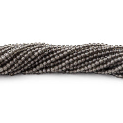 2mm Smoky Quartz Micro Faceted Round Beads 12.5 inch 170 pieces (ONLINE ORDER ONLY)
