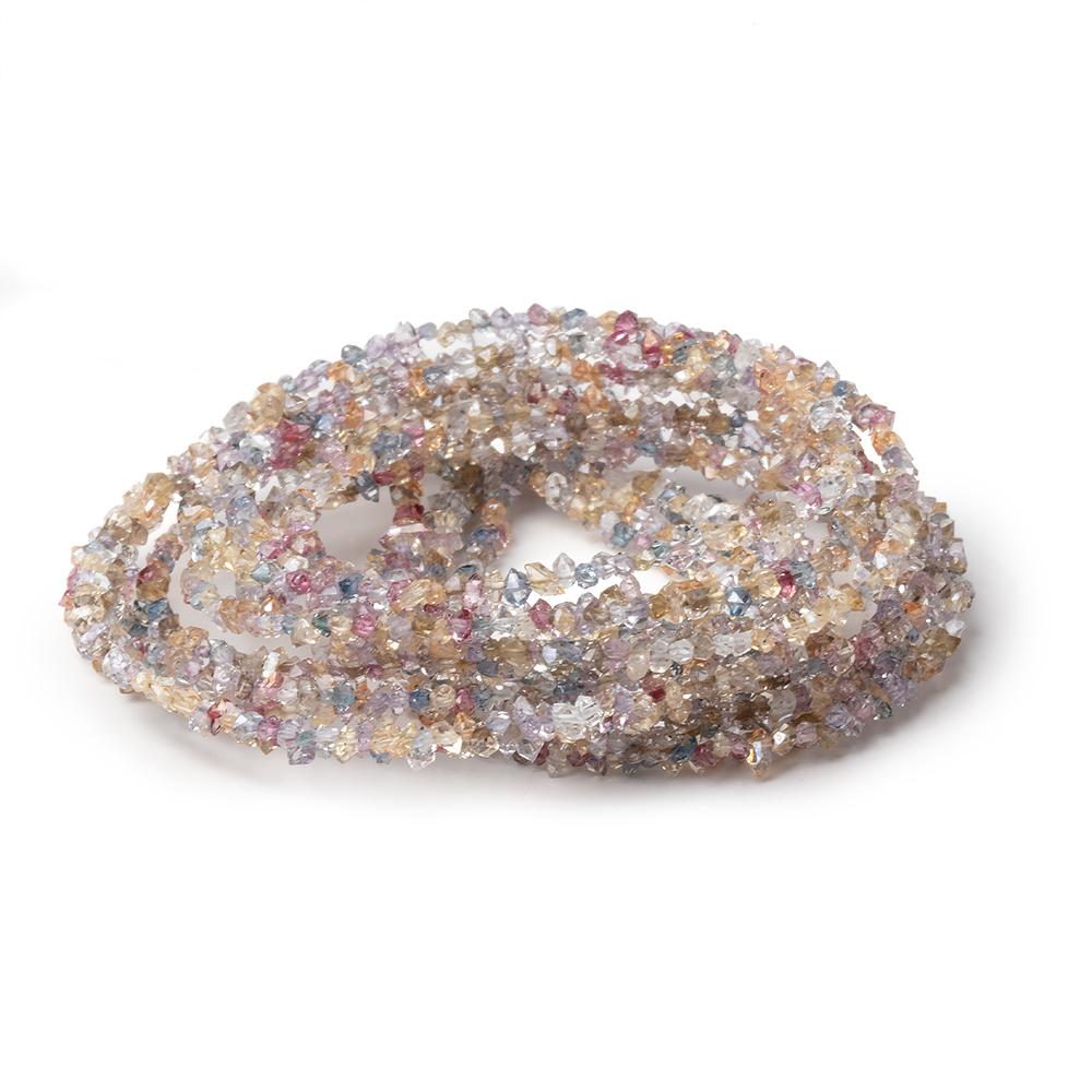 2x1-3x1.5mm Multi Color Double Terminated Quartz Beads 15.5 inch 300 pieces (ONLINE ORDER ONLY)