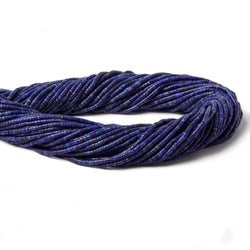 2x1.5mm Lapis Lazuli micro-plain tube beads 13.5 inches AA Grade (ONLINE ORDER ONLY)