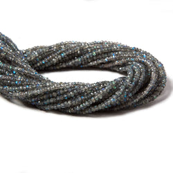 3mm Labradorite faceted rondelle Beads 13.5 inch 154 pieces (ONLINE ORDER ONLY)