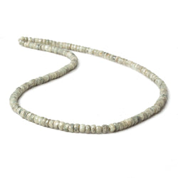 3-3.5mm Mystic Cat's Eye Green Quartz faceted rondelles 16 inch 165 pieces (ONLINE ORDER ONLY)