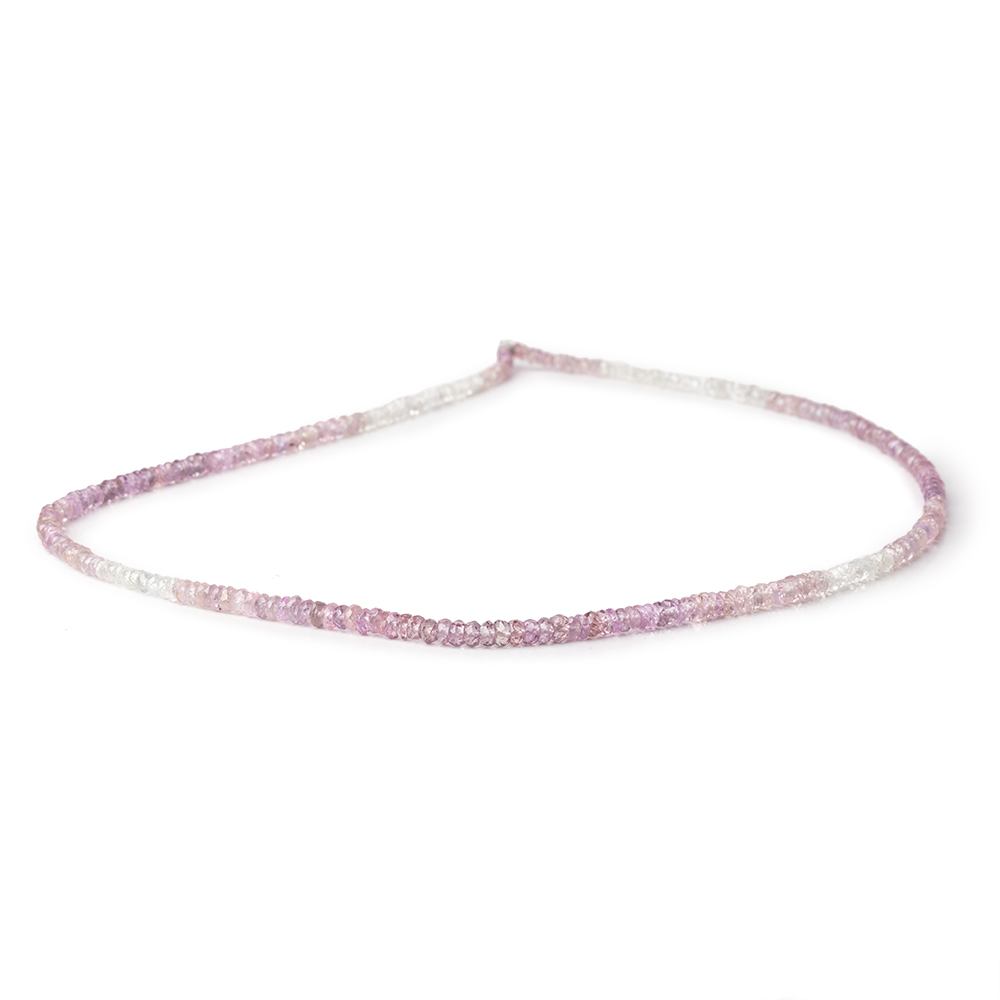 3-3.5mm Shaded Sapphire Faceted Rondelle Beads 17 inch 300 pieces (ONLINE ORDER ONLY)
