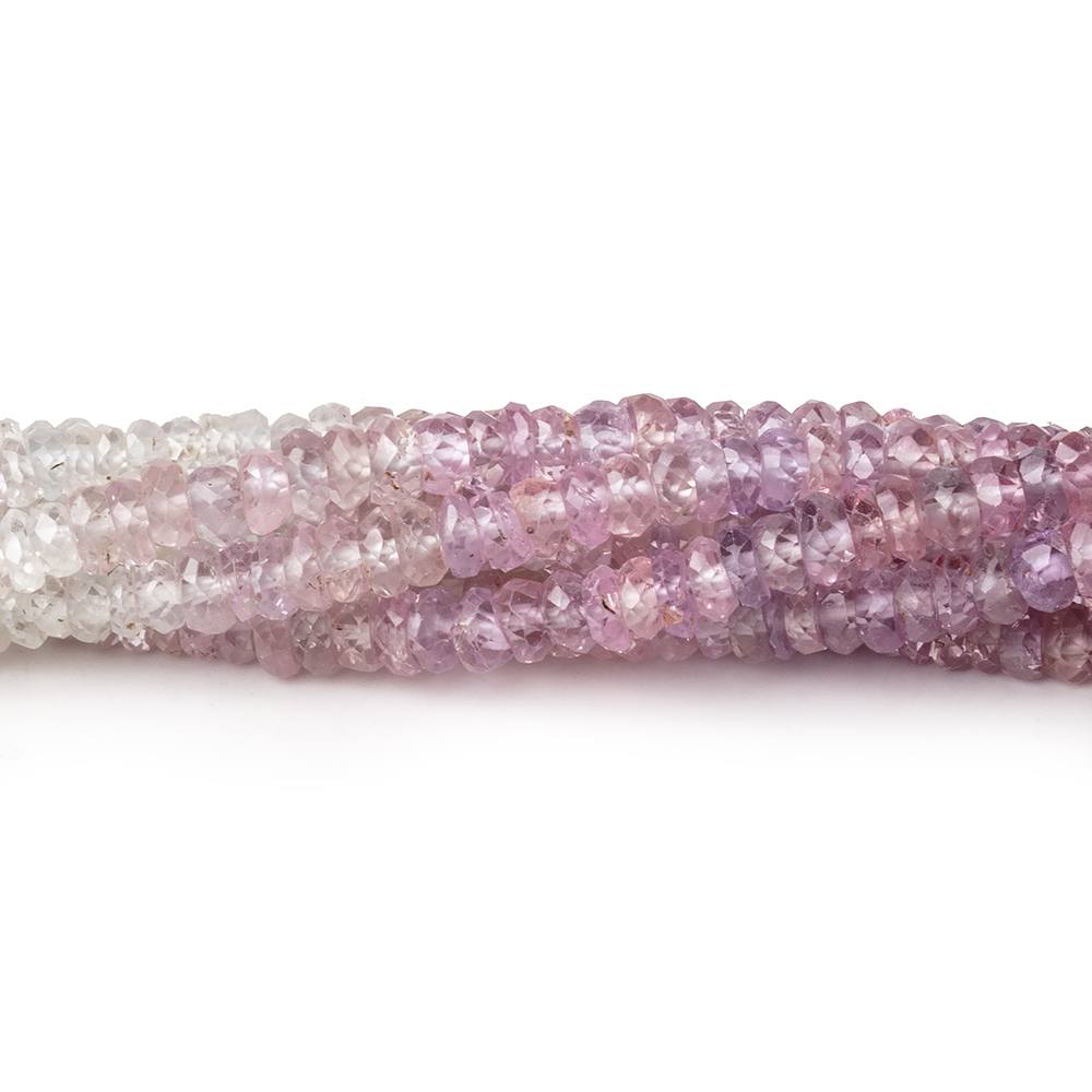 3-3.5mm Shaded Sapphire Faceted Rondelle Beads 17 inch 300 pieces (ONLINE ORDER ONLY)