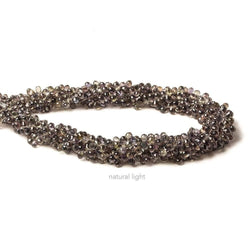 3-4mm Color Change Sapphire Petite Faceted Tear Drop Beads 10 inch 200 pieces (ONLINE ORDER ONLY)