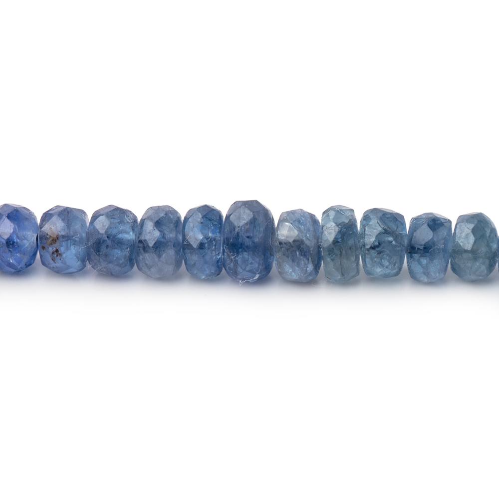 3-5mm Blue Sapphire Faceted Rondelle Beads 15.5 inch 168 pieces (ONLINE ORDER ONLY)