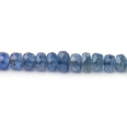 3-5mm Blue Sapphire Faceted Rondelle Beads 15.5 inch 168 pieces (ONLINE ORDER ONLY)
