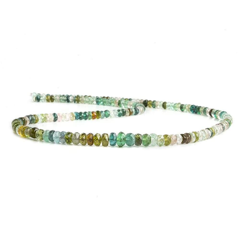 3mm Multi Color Tourmaline Faceted Rondelle (ONLINE ORDER ONLY)