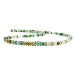 3mm Multi Color Tourmaline Faceted Rondelle (ONLINE ORDER ONLY)