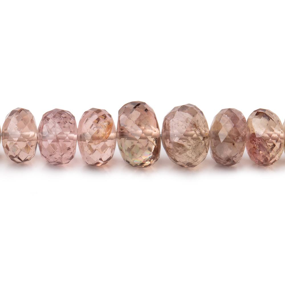 3-6.5mm Multi Color Tourmaline Faceted Rondelle Beads 15 inch 154 pieces (ONLINE ORDER ONLY)