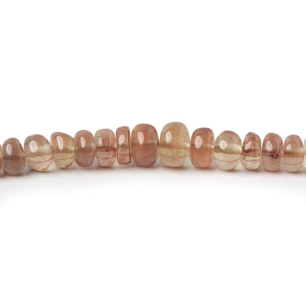 3-6mm Andesine plain rondelle beads 18 inch 180 pieces (ONLINE ORDER ONLY)