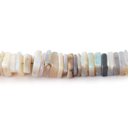 3-6mm Australian Opal Square Plain Heshi Beads 16 inch 270 pieces (ONLINE ORDER ONLY)