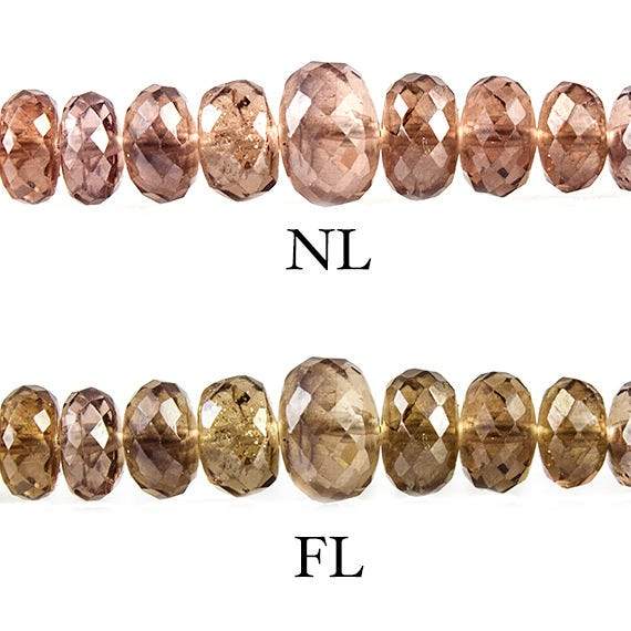 3-6mm Color Change Garnet Faceted Rondelle 15 inch 180 pieces (ONLINE ORDER ONLY)