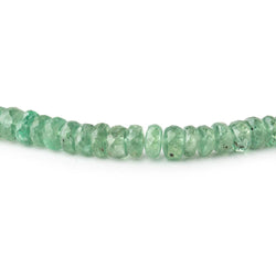 3-6mm Green Kyanite Faceted Rondelle Beads 18 inch 180 pieces (ONLINE ORDER ONLY)