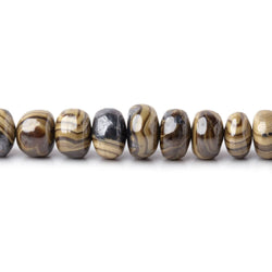 3-6mm Schalenblende Plain Rondelle Beads 18 inch 139 pieces