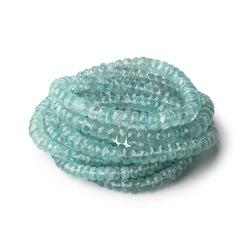 3-6mm Teal Green Kyanite Faceted Rondelle Beads 16 inch 151 pieces (ONLINE ORDER ONLY)
