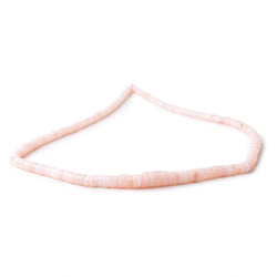 3-7mm Pink Peruvian Opal Plain Heishi Beads 17.75 inch 260 pieces (ONLINE ORDER ONLY)