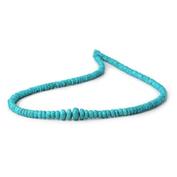 4-8mm Sleeping Beauty Turquoise Faceted Rondelle Beads 14.5 inch 150 pieces (ONLINE ORDER ONLY)