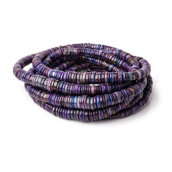 3-8.5mm Sugilite Plain Heishi Beads 18 inch 400 pieces AAA (ONLINE ORDER ONLY)